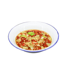 Delicious spicy sauce home kitchen food photography bright setting close-up culinary delight