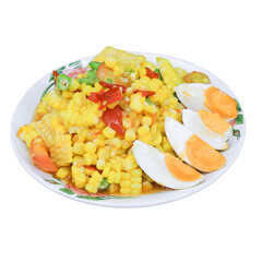 Cozy corn salad recipe healthy eating & food photography