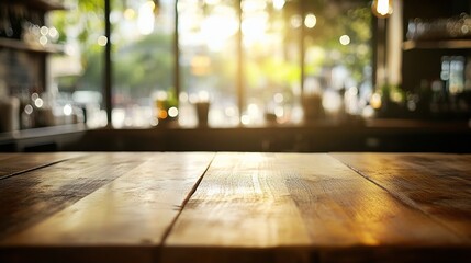 Bright and Airy Restaurant Interior with Soft Light Streaming In