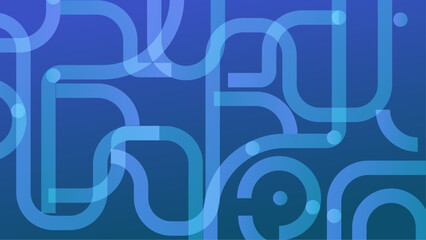 stylish blue abstract geometric background designed with a creative shapes vector illustration