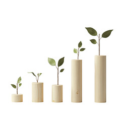 Growth Chart PNG Transparent background