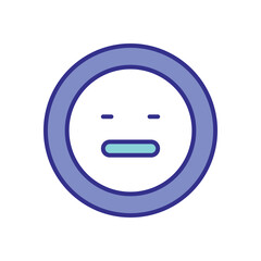 So So icon vector stock illustration