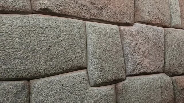 Inca Twelve Angles Stone in Cusco, Peru