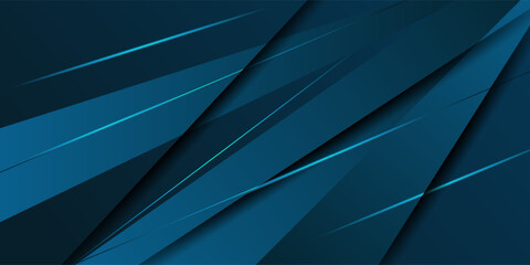 Obraz premium Modern Geometric Abstract with blue background for template, poster, flyer design. eps10