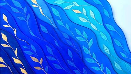 Soft white spirals form clean and delicate circular patterns on light blue background, evoking serene and calming atmosphere
