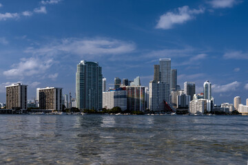 Fototapeta premium miami florida from Biscayne Bay