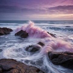 Fototapeta premium waves on the beach