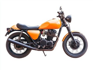Obraz premium Classic Orange Motorcycle Model