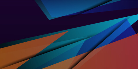 Abstract geometric background in dark colors with gradient color combination. Vector Eps10