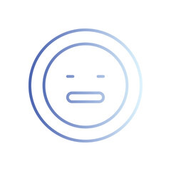 So So icon vector stock illustration