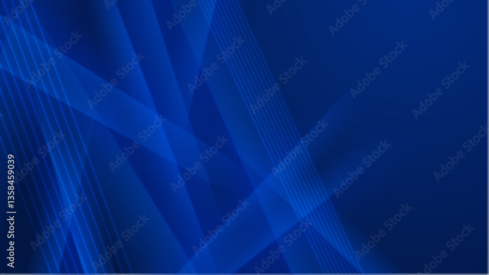 Aufkleber simple and visually abstract blue geometric background in a modern vector style vector illustration,