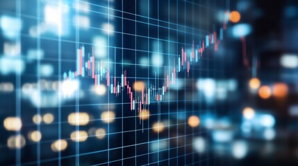 Market trends and analytics overview financial sector data visualization urban environment close-up viewpoint economic insights