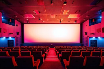 Fototapeta premium Theater electronics auditorium furniture.