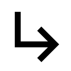 Right Subdirectory Arrow for Navigation