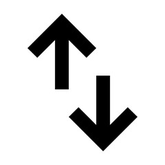 Vertical Swap Icon for Exchange