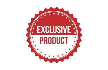 Exclusive product red ribbon label banner.