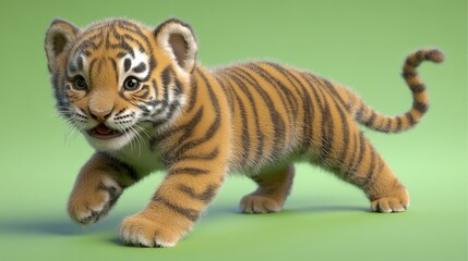 Obraz premium stock photo animal on a solid color background