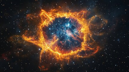 Spectacular Helix Nebula: A Cosmic Eye in the Depths of Space