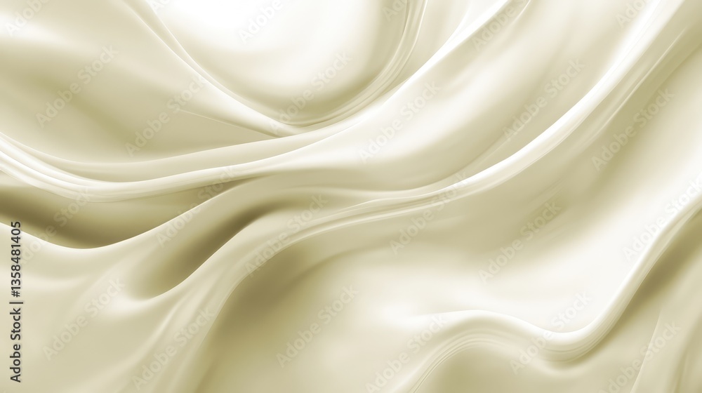 Aufkleber a soft neutral tone with smooth lines and subtle light, ideal for creative visual content with minim