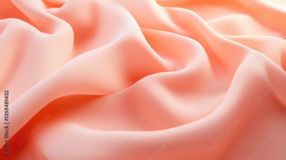 Poster a soft pastel peach-colored surface with a smooth finish and no distractions, ideal for simple desig
