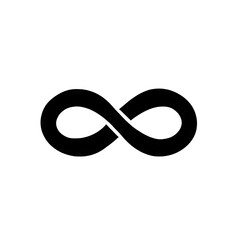 Abstract Infinity Symbol Endless Loop Concept