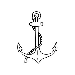 anchor with rope