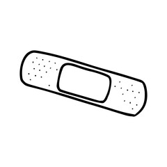 first aid bandage vector graphic