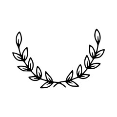 nature leaves decoration vector