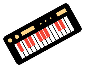 Musical Instrument Sticker Illustration Element