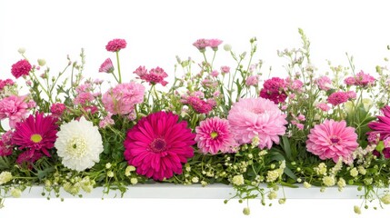 Obraz premium Vibrant Floral Centerpiece for Outdoor Events