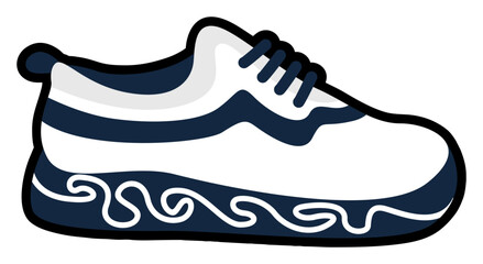  Sneakers Shoes Sticker Illustration Element