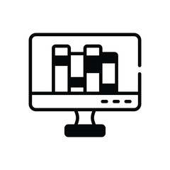 Online Library icon vector