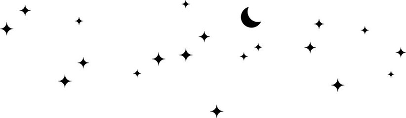 pattern of star doodle. Star hand drawn. Starry background. Vector seamless pattern with stars. 