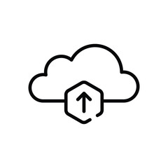 Data Upload icon vector