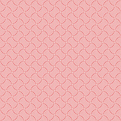 Seamless  modern geometric circle pattern
green color