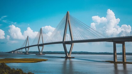 Arthur Ravenel Jr. Bridge Charleston South Carolina, Scenic View