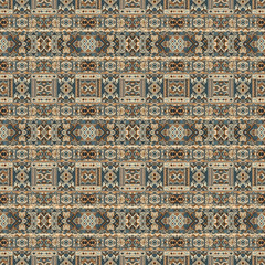 Bohemian Aztec Pattern for Textile Design and Fashion Prints
