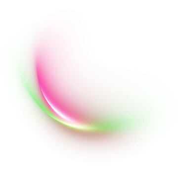 Flash light color effect isolate element.