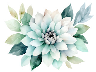 Des illustrations florales détaillées en format PNG transparent. généré par l'IA génératif