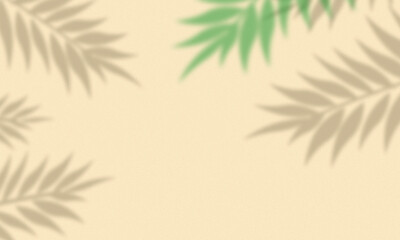 Palm leaves tropical design with green leaves on a background