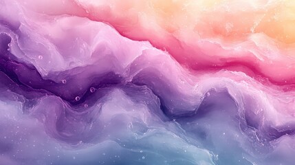 Fototapeta premium Transcendent watercolor gradient with ethereal textures and cosmic shimmer