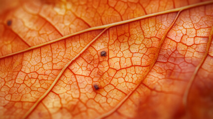 Fototapeta premium leaf, texture, autumn, nature, macro, plant, abstract, green, yellow, pattern, closeup, vein, fall, color, close-up, flora, red, leaves, tree, detail, natural, foliage, season, orange, botany
