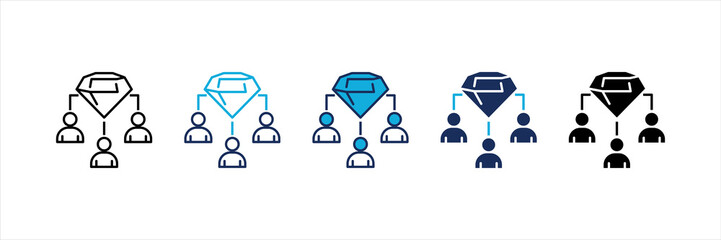 Shareholder Value Multi Style Icon Set