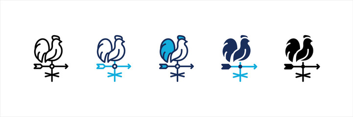 Weathercock Multi Style Icon Set
