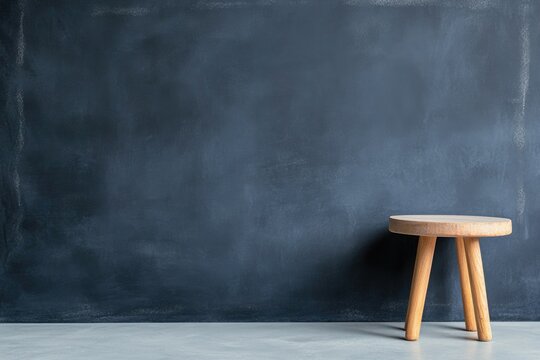 blank classroom chalkboard with faint dusty outlines ready for fresh lesson plan highlighting impact and dedication