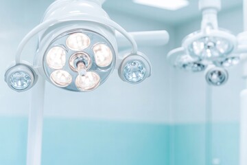close-up of meticulously arranged medical equipment in stark well-lit space evoking precision and calm
