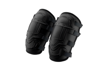 Protective Knee Pads Sport Safety Gear Black Armor
