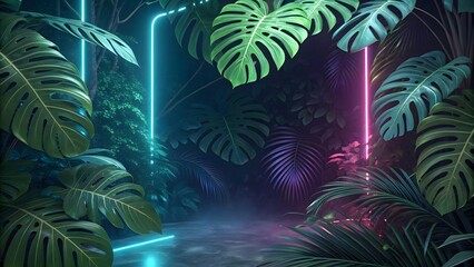tropical palm tree