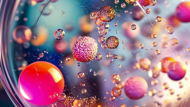 bacteria under microscope