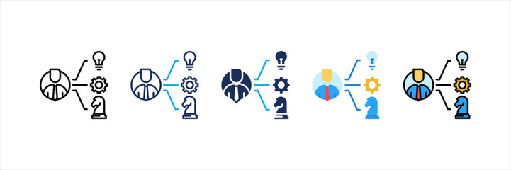Management Multi Style Icon Set